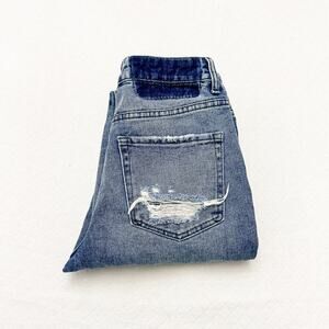 Flying Monkey Acid Wash Denim Mom Jeans Distressed Jeans Size 24